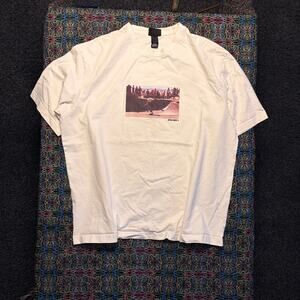 H&M White Tee XL